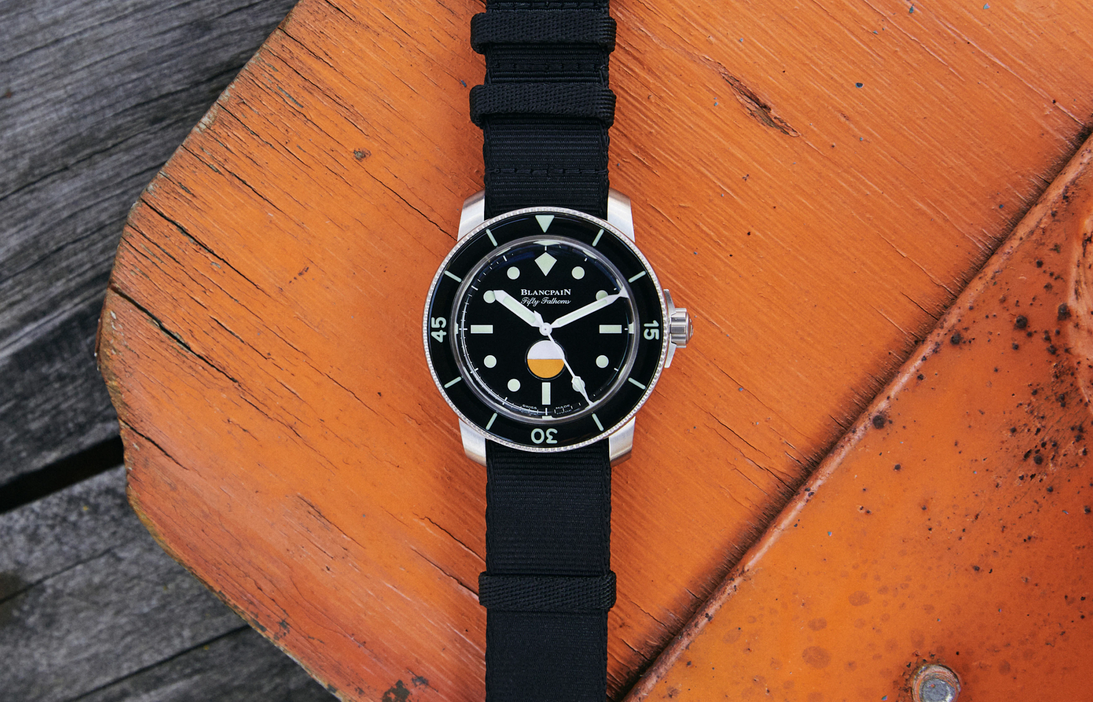 hodinkee blancpain fifty fathoms