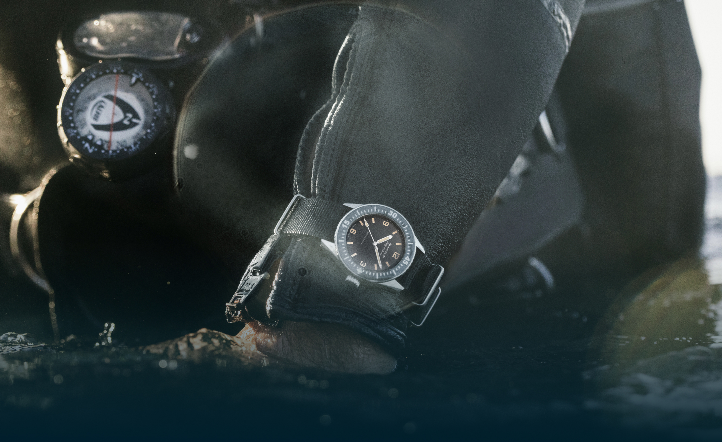 Blancpain fifty fathoms bathyscaphe limited edition for hodinkee best sale