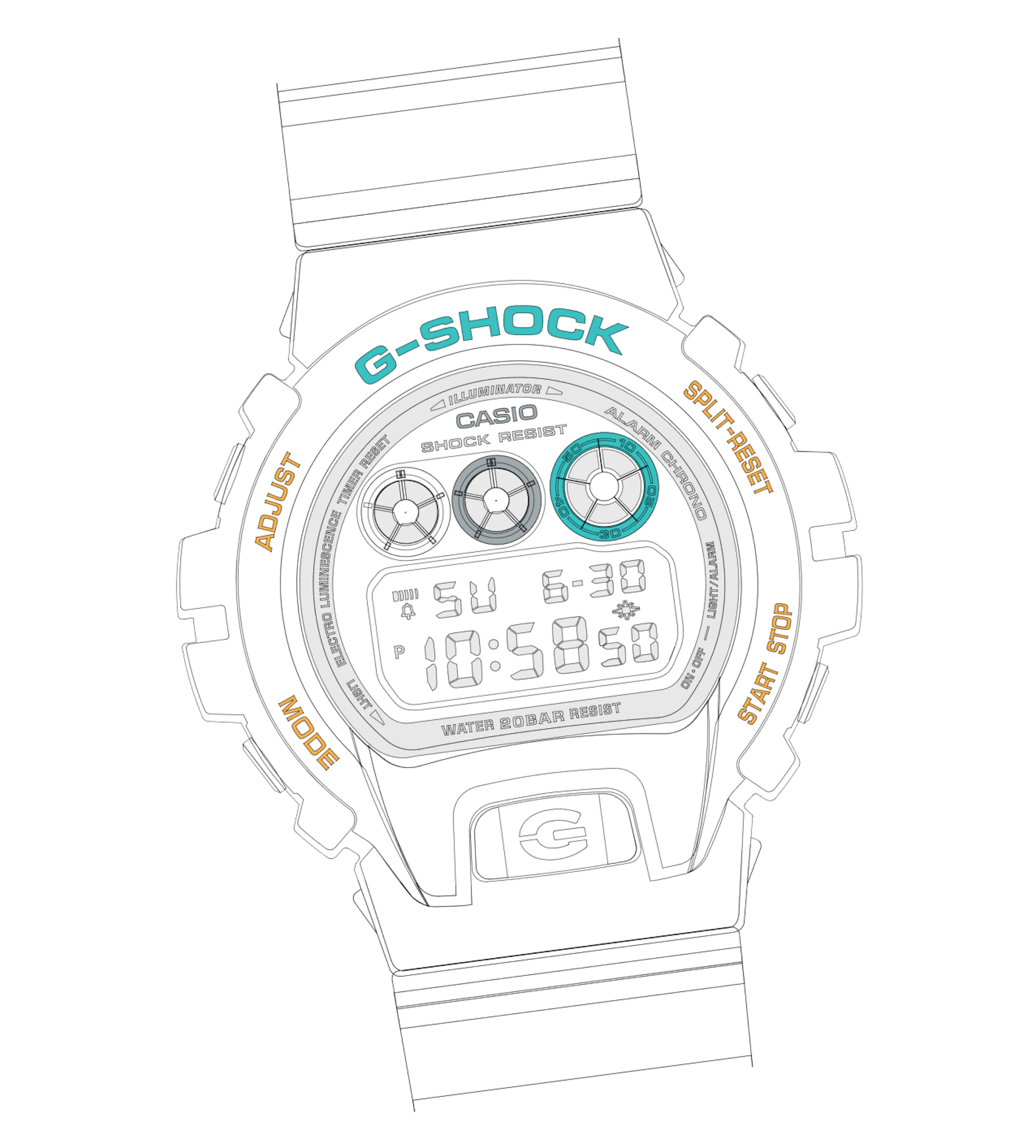 g shock 6900 hodinkee